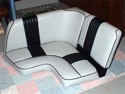 boat seat reupholstered